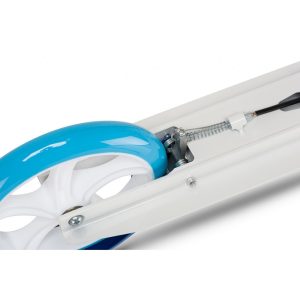 Самокат із ручним тормозом Razzo CITY 200 мм. алюмінієвий HUL1-200 White/Blue - Зображення 10