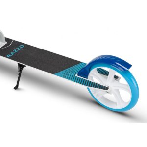Самокат із ручним тормозом Razzo CITY 200 мм. алюмінієвий HUL1-200 White/Blue - Зображення 9