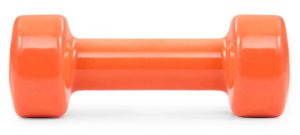 Гантелі вінілові PowerPlay 4125 Achilles 2*4 кг. Помаранчеві (пара - 2шт.) + Резинка для фітнесу 7,5кг - Зображення 3