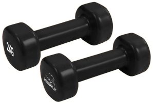 Гантелі вінілові PowerPlay 4125 Achilles 2*2 кг. Чорні (пара - 2шт.) - Зображення 5