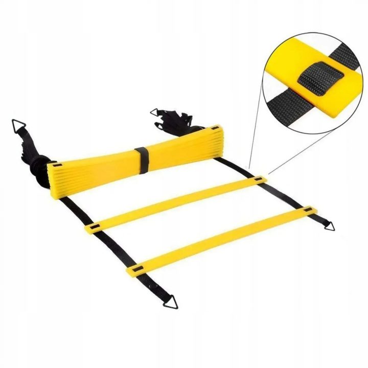 Координаційні сходи для тренування швидкості Power System PS-4087 Agility Speed Ladder Black/Yellow - Зображення 4