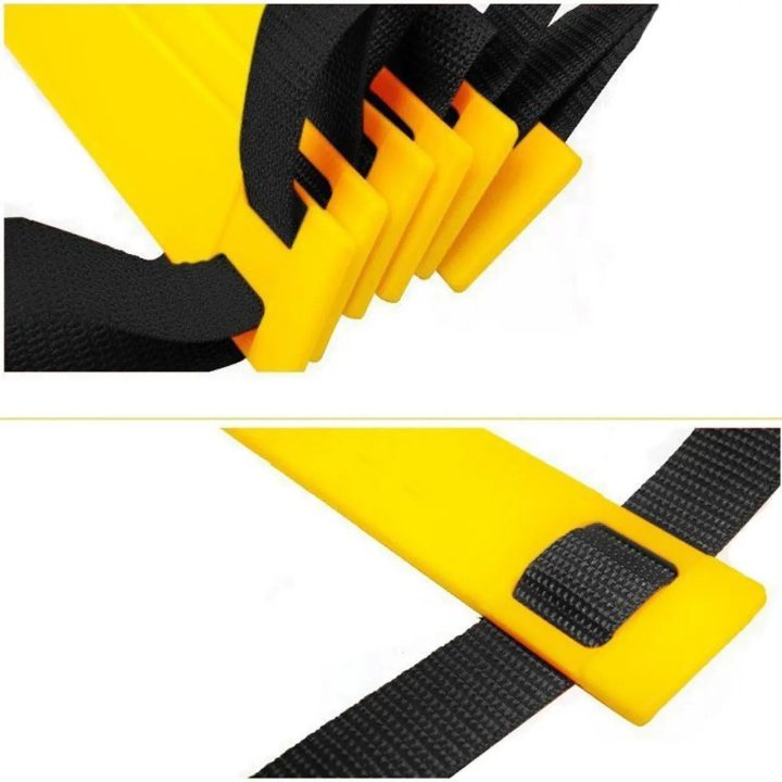 Координаційні сходи для тренування швидкості Power System PS-4087 Agility Speed Ladder Black/Yellow - Зображення 5
