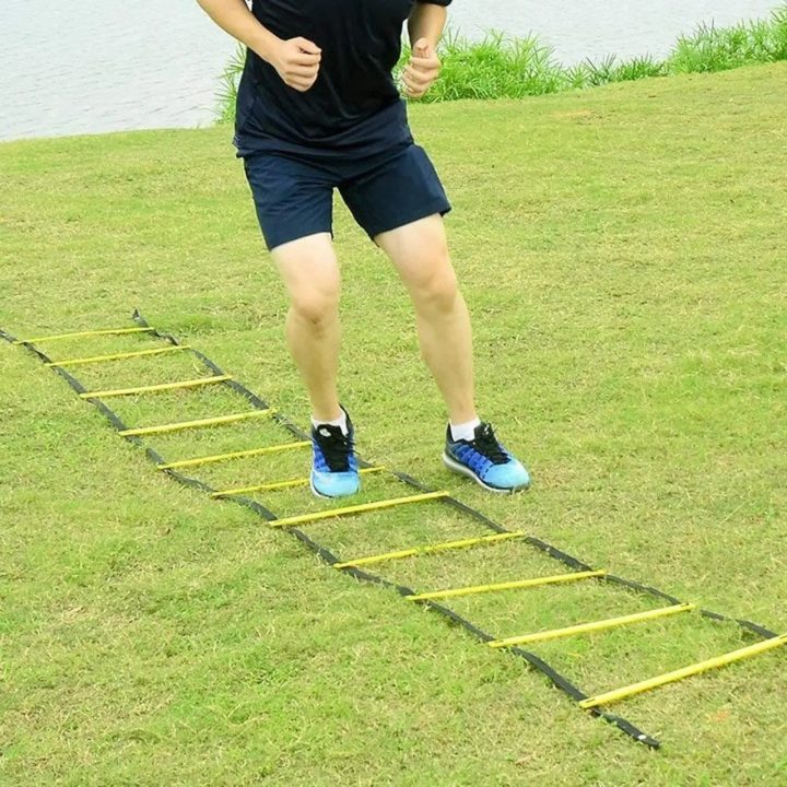 Координаційні сходи для тренування швидкості Power System PS-4087 Agility Speed Ladder Black/Yellow - Зображення 9