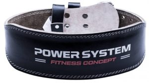Пояс для важкої атлетики Power System PS-3100 Power шкіряний Black XL - Зображення 2