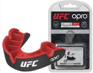 Капа OPRO Silver UFC дитяча (вік до 10) Black/Red (ufc.102515001) - Зображення 10