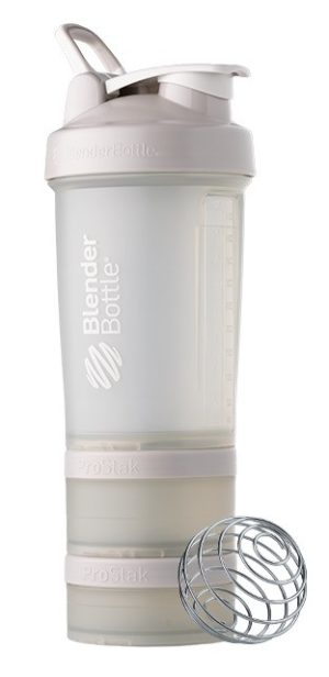 Шейкер спортивний BlenderBottle ProStak 22oz/650ml з 2-ма контейнерами Grey - Зображення 7
