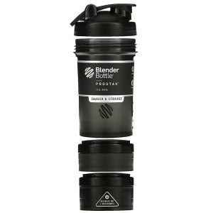Шейкер спортивний BlenderBottle ProStak 22oz/650ml з 2-ма контейнерами Black - Зображення 8