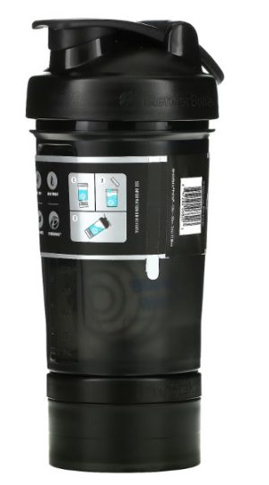 Шейкер спортивний BlenderBottle ProStak 22oz/650ml з 2-ма контейнерами Black - Зображення 4