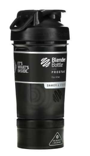 Шейкер спортивний BlenderBottle ProStak 22oz/650ml з 2-ма контейнерами Black - Зображення 7