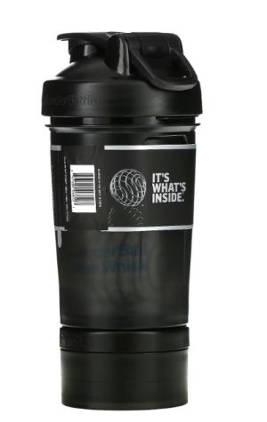 Шейкер спортивний BlenderBottle ProStak 22oz/650ml з 2-ма контейнерами Black - Зображення 5