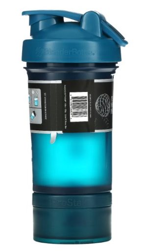 Шейкер спортивний BlenderBottle ProStak 22oz/650ml з 2-ма контейнерами Navy - Зображення 8