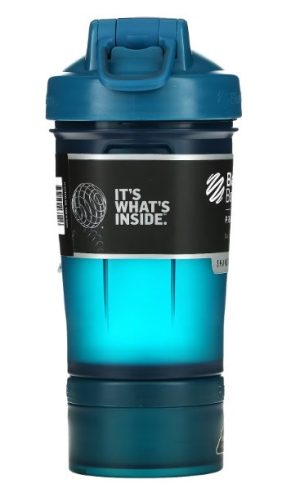 Шейкер спортивний BlenderBottle ProStak 22oz/650ml з 2-ма контейнерами Navy - Зображення 5