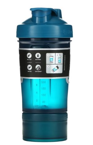 Шейкер спортивний BlenderBottle ProStak 22oz/650ml з 2-ма контейнерами Navy - Зображення 6