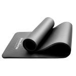 Килимок для йоги та фітнесу Power System PS-4017 NBR Fitness Yoga Mat Plus Black (180х61х1) - Зображення 3