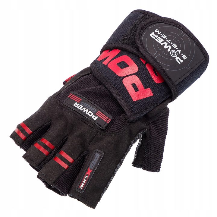 Рукавички для фітнесу Power System PS-2800 Power Grip Red M - Зображення 2