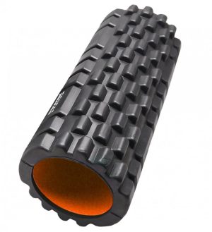 Масажний ролик (роллер) Power System PS-4050 Fitness Foam Roller Black/Orange (33x15см.) - Зображення 2