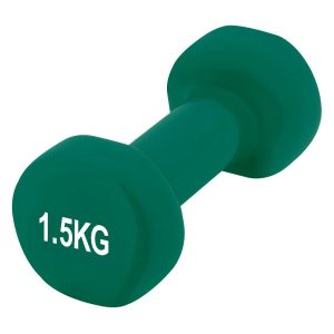 Гантель вінілова PowerPlay 4125 Achilles 2*1,5 кг. Зелені (2шт.) - Зображення 3