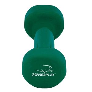 Гантель вінілова PowerPlay 4125 Achilles 2*1,5 кг. Зелені (2шт.) - Зображення 4