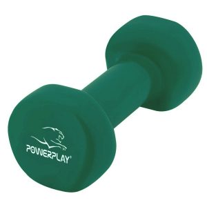 Гантель вінілова PowerPlay 4125 Achilles 2*1,5 кг. Зелені (2шт.) - Зображення 6
