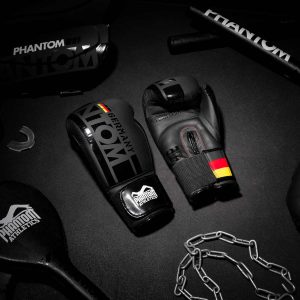 Боксерські рукавиці Phantom Germany Black 12 унцій (Бинти 4м. в подарунок) - Зображення 5
