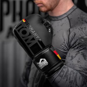 Боксерські рукавиці Phantom Germany Black 12 унцій (Бинти 4м. в подарунок) - Зображення 6