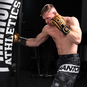 Боксерські рукавиці Phantom APEX Elastic Gold 16 унцій (капа в подарунок) - Зображення 9