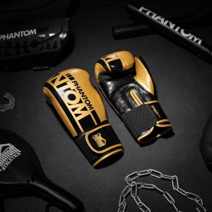 Боксерські рукавиці Phantom APEX Elastic Gold 16 унцій (капа в подарунок) - Зображення 10