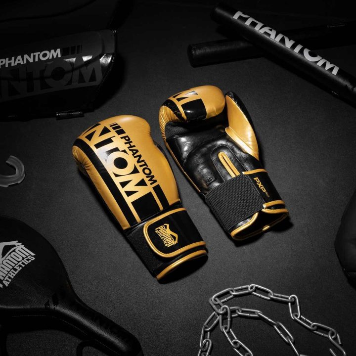 Боксерські рукавиці Phantom APEX Elastic Gold 10 унцій (капа в подарунок) - Зображення 5