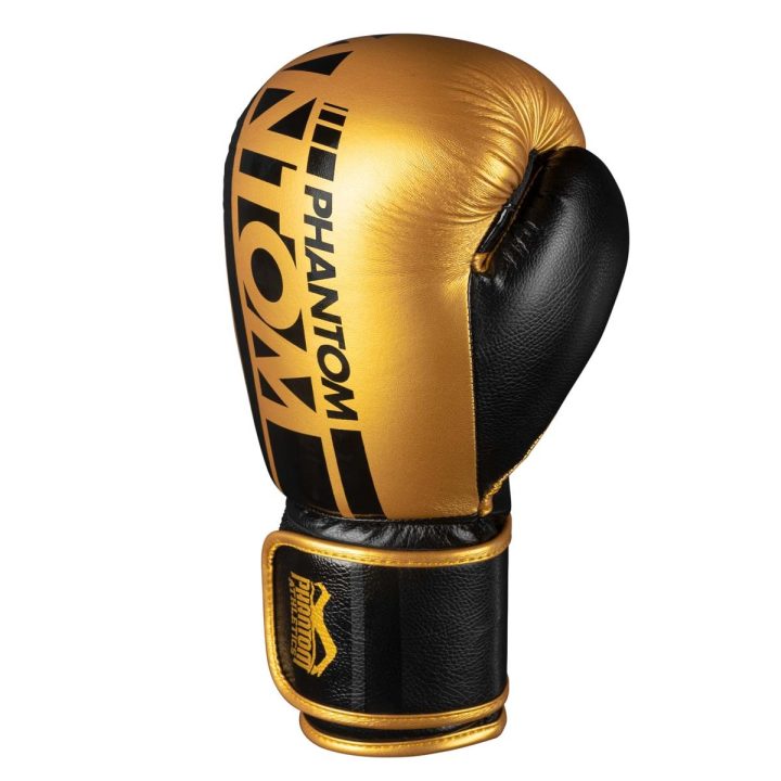 Боксерські рукавиці Phantom APEX Elastic Gold 10 унцій (капа в подарунок) - Зображення 2