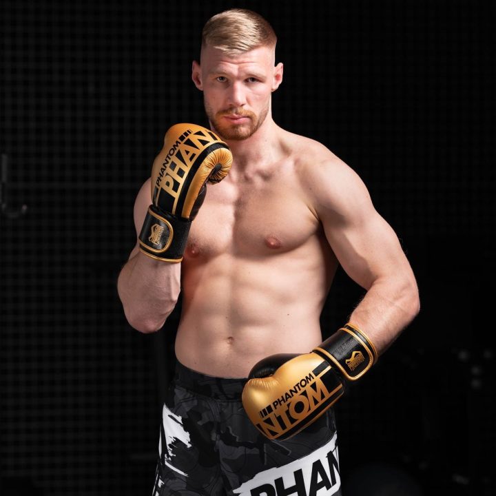 Боксерські рукавиці Phantom APEX Elastic Gold 14 унцій (капа в подарунок) - Зображення 8