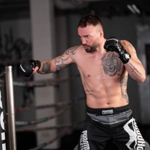 Рукавиці для ММА Phantom APEX Sparring Black L/XL (капа в подарунок) - Зображення 9