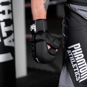 Рукавиці для ММА Phantom APEX Sparring Black L/XL (капа в подарунок) - Зображення 5
