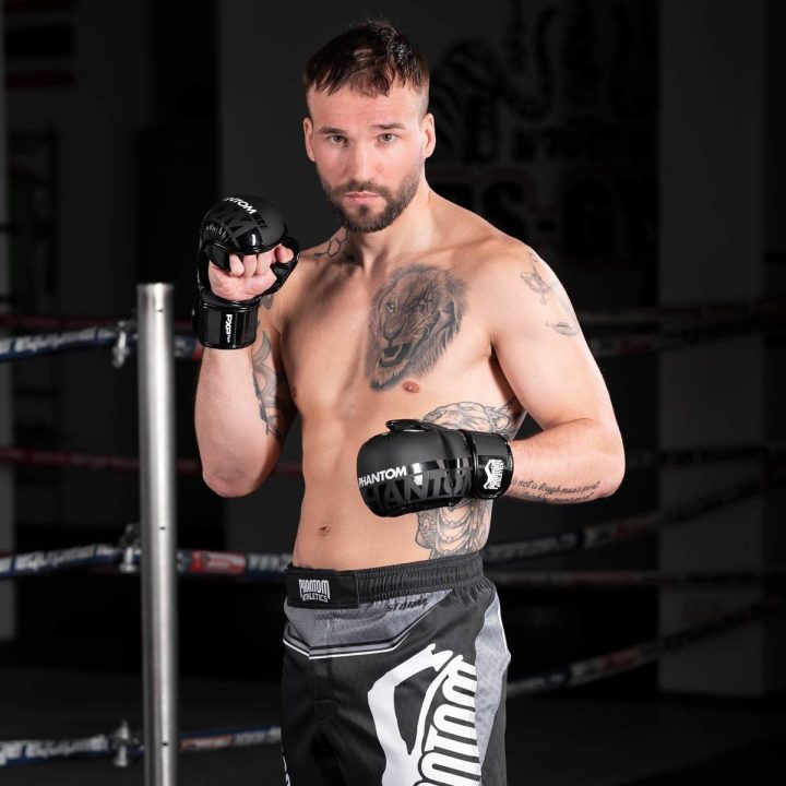 Рукавиці для ММА Phantom APEX Sparring Black S/M (капа в подарунок) - Зображення 7
