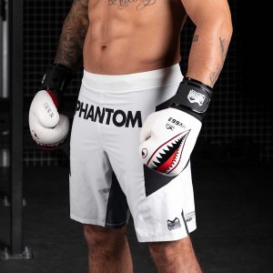 Боксерські рукавиці Phantom Fight Squad WEISS White 12 унцій (Бинти 4м. в подарунок) - Зображення 9