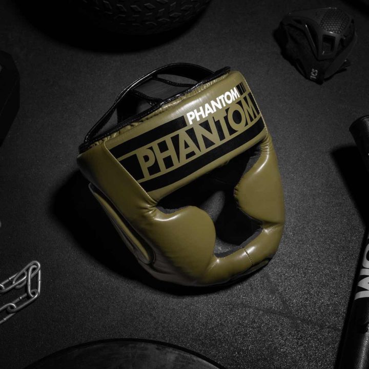 Боксерський шолом Phantom APEX Full Face Army Green (капа в подарунок) - Зображення 6