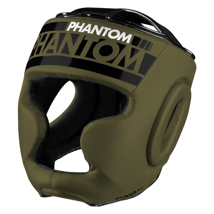 Боксерський шолом Phantom APEX Full Face Army Green (капа в подарунок) - Зображення 2
