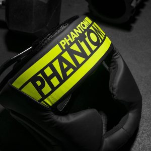 Боксерський шолом Phantom APEX Full Face Neon One Size Black/Yellow (капа в подарунок) - Зображення 5