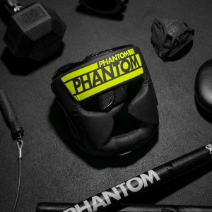 Боксерський шолом Phantom APEX Full Face Neon One Size Black/Yellow (капа в подарунок) - Зображення 6