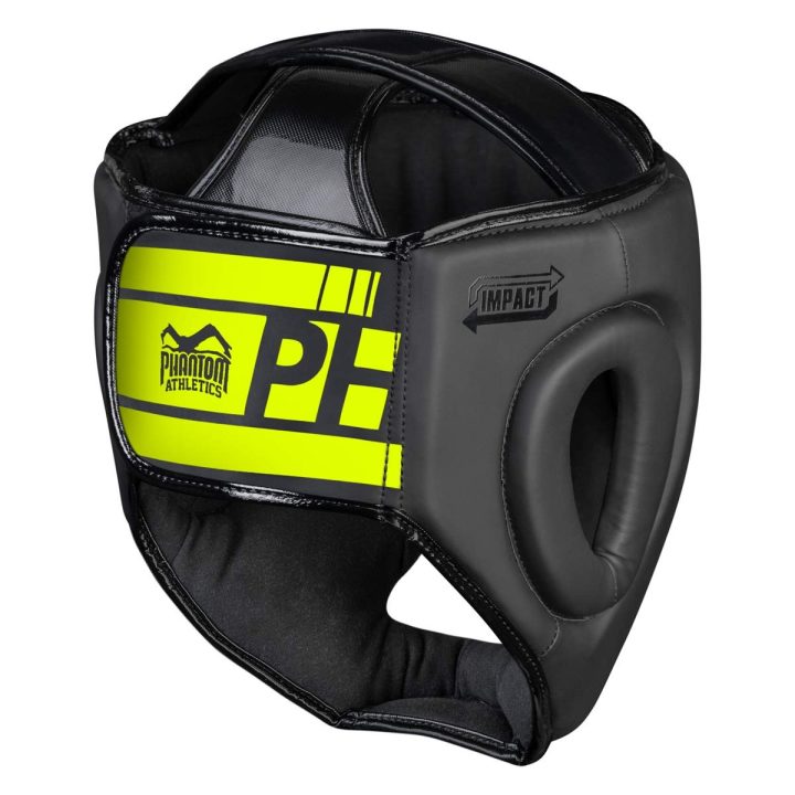 Боксерський шолом Phantom APEX Full Face Neon One Size Black/Yellow (капа в подарунок) - Зображення 3
