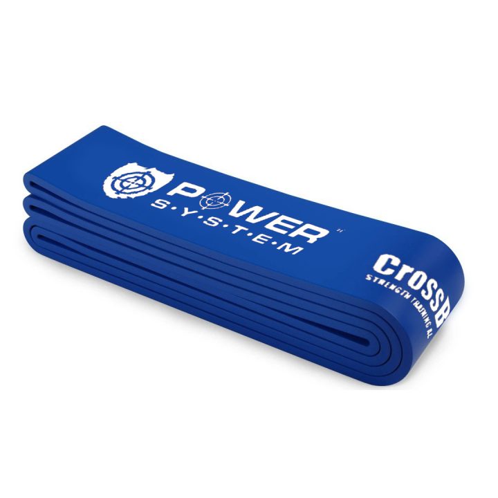 Еспандер-петля (гумка для фітнесу і кроссфіту) Power System PS-4054 CrossFit Level 4 Blue (опір 22-50 кг) - Зображення 6
