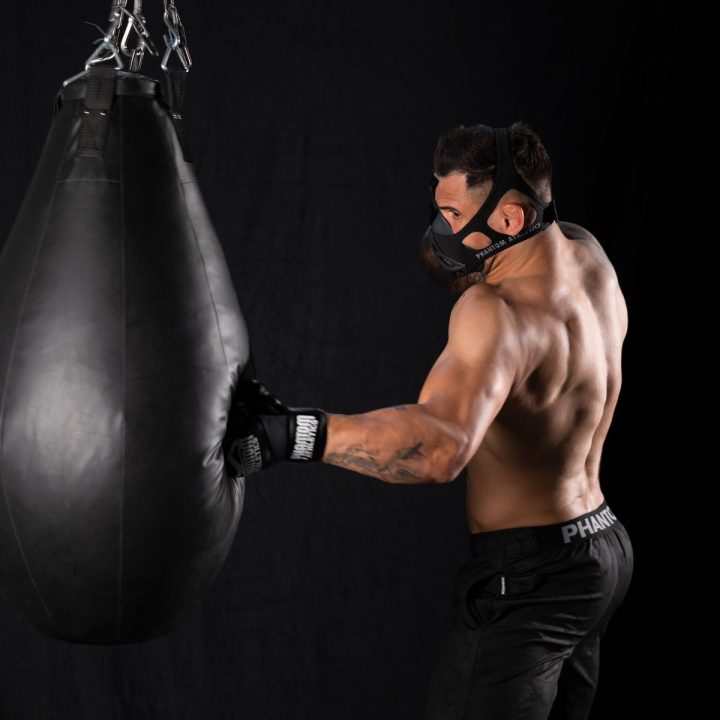 Маска для тренування дихання Phantom Training Mask Black M - Зображення 9