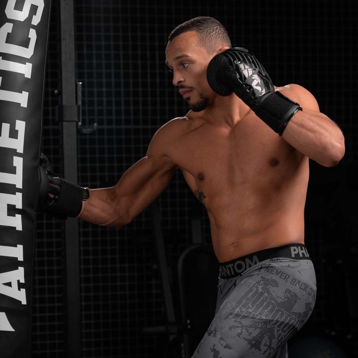 Боксерські рукавиці Phantom Germany Eagle Black 12 унцій (Бинти 4м. в подарунок) - Зображення 8