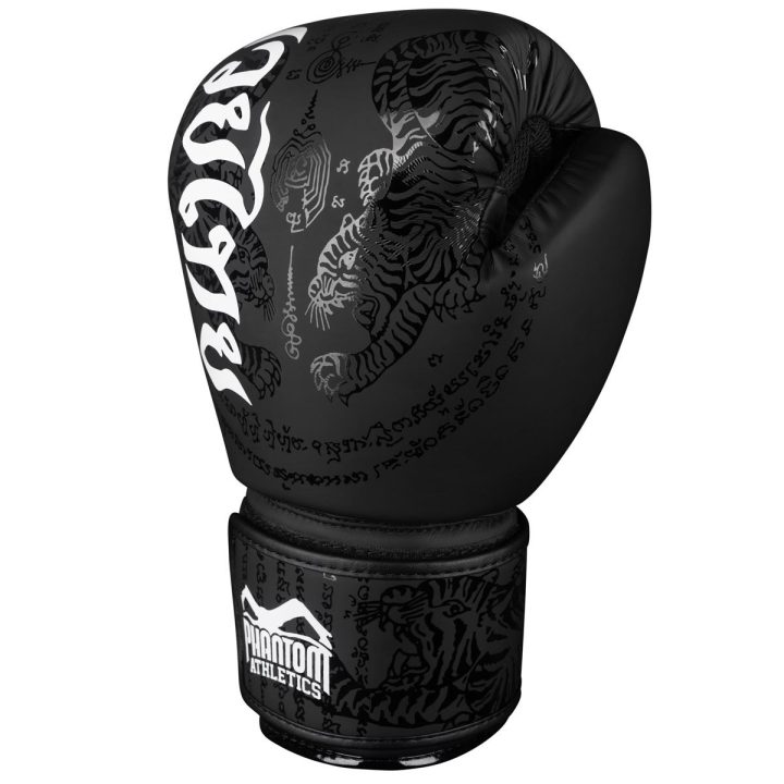 Боксерські рукавиці Phantom Muay Thai Black 10 унцій (бинти в подарунок) - Зображення 2