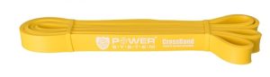 Еспандер-петля (гумка для фітнесу і кроссфіту) Power System PS-4051 CrossFit Level 1 Yellow (опір 4-25 кг) - Зображення 3