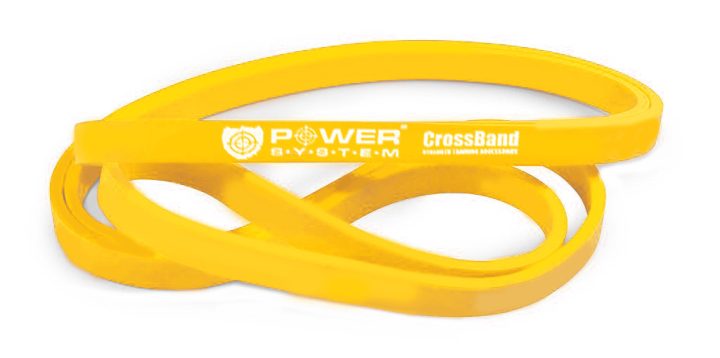 Еспандер-петля (гумка для фітнесу і кроссфіту) Power System PS-4051 CrossFit Level 1 Yellow (опір 4-25 кг) - Зображення 5