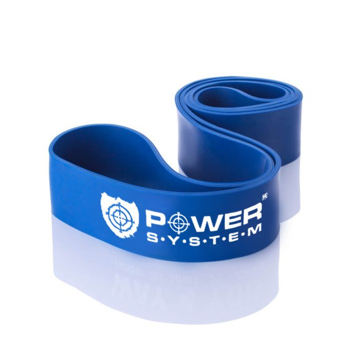 Еспандер-петля (гумка для фітнесу і кроссфіту) Power System PS-4054 CrossFit Level 4 Blue (опір 22-50 кг) - Зображення 2