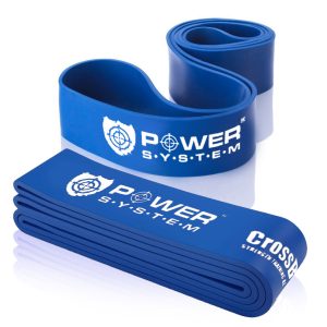 Еспандер-петля (гумка для фітнесу і кроссфіту) Power System PS-4054 CrossFit Level 4 Blue (опір 22-50 кг) - Зображення 10