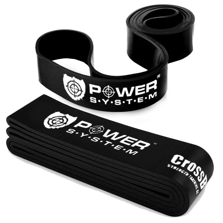 Еспандер-петля (гумка для фітнесу і кроссфіту) Power System PS-4055 CrossFit Level 5 Black (опір 25-65 кг) - Зображення 10