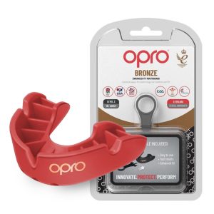 Капа OPRO Bronze доросла (вік 11+) Red (art.102500002) - Зображення 10