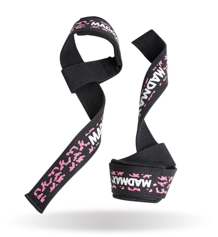 Лямки для тяги MadMax Camo Power Wrist Straps Camo/Pink - Зображення 2